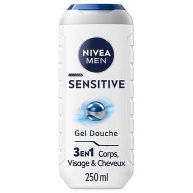 Nivea Men Gel douche 3en1 Sensitive, 250ml