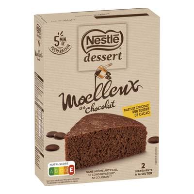 Nestlé Dessert Préparation moelleux chocolat, 344g