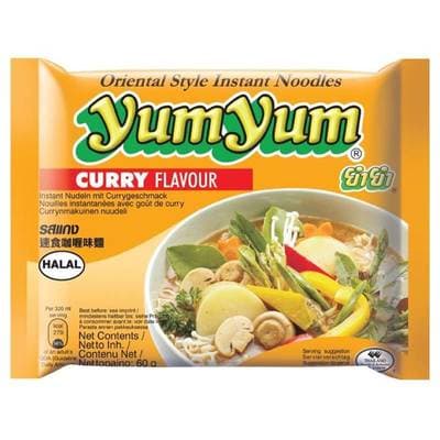 Yum Yum Soupe Nouilles instantanées saveur Curry, 60g