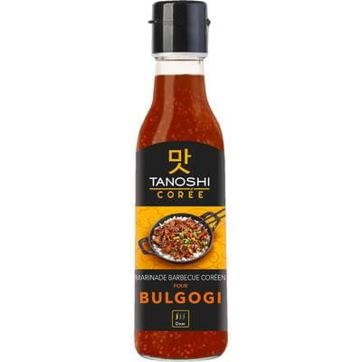 Tanoshi - Corée Sauce Bulgogi - Marinade barbecue Coréen, 225ml