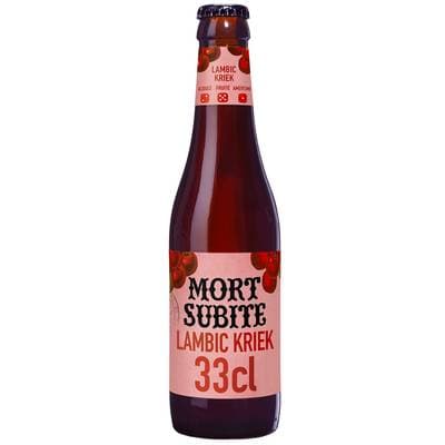 Mort Subite Kriek Bière aromatisée cerise griotte 4°, 33cl