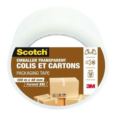 Scotch - Ruban adhésif d'emballage transparent XXL
