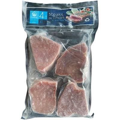 Steak de thon Albacore, 4 pièces - 500g