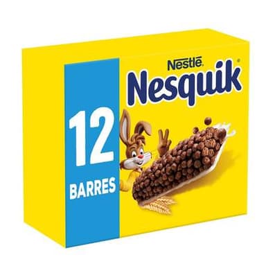 Nesquik Barres au Chocolat, 12 barres