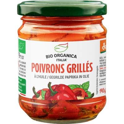 Bio Organica Italia Poivron rouge grillé bio Demeter, 190g