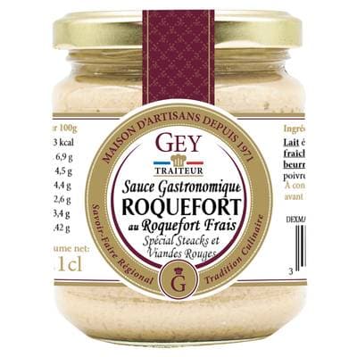 Raoul Gey Sauce Roquefort au Roquefort Frais, 190g