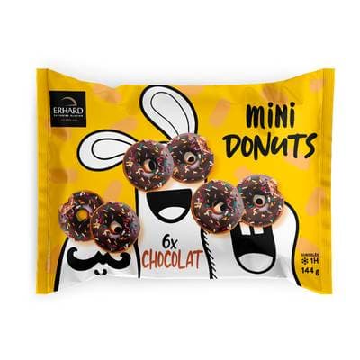 Erhard Minis donuts choconut, 144g