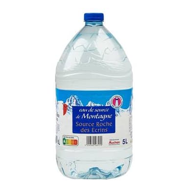 Auchan Eau de source de montagne, 5L