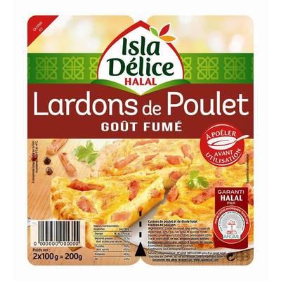 Isla Délice - Lardons de Poulet Goût Fumé - Halal