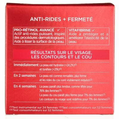 3600521594179 - L'Oréal - Soin remaillant anti-ride + fermeté Visage, Contours et Cou Revitalift