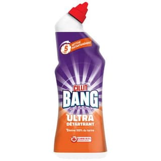 Cillit Bang Gel nettoyant surpuissant calcaire et toilettes, 750ml