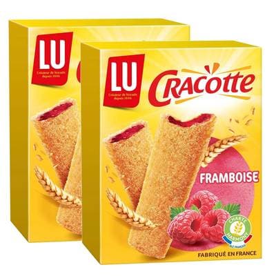 Lu Cracotte  framboise, Lot de 2x200g