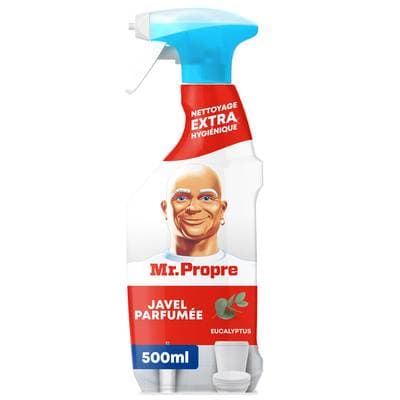 Mr Propre Spray multi-surfaces javel parfumée eucalyptus, 500ml