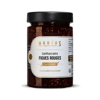 Marius, L'Épicerie Inspirée Confiture Extra Figues Rouges, 375g
