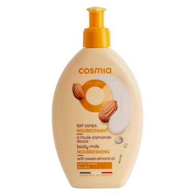 COSMIA Lait corps nourrissant à l'huile d'Amande douce peaux sèches, 250ml