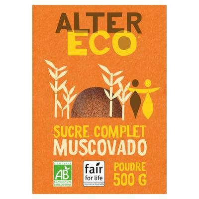 Alter Eco - Commerce Equitable - Sucre complet muscovado Bio des Philippines