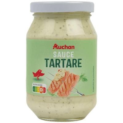 Auchan Sauce Tartare en bocal, 240g
