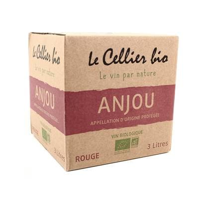 Anjou Rouge AOC Le Cellier Bio 12°, Bag in box 3L