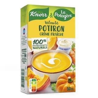 Knorr & La Potagère Soupe Velouté de potiron à la crème fraîche, 50cl