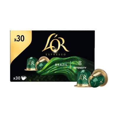 L'or Espresso Café Espresso Brésil, 30 capsules
