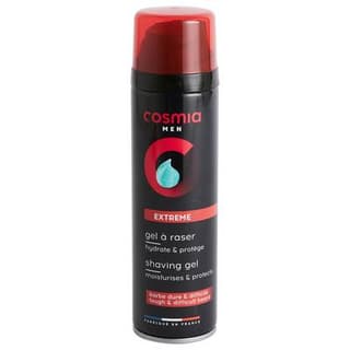 COSMIA MEN Gel à raser extrême hydratant barbe dure et difficile, 200ml