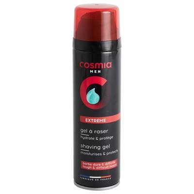 COSMIA MEN Gel à raser extrême hydratant barbe dure et difficile, 200ml