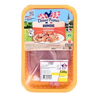 Douce France Escalope de Dinde, 3 pièces - 360g