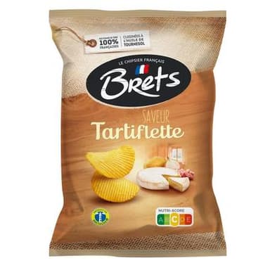 Bret's chips saveur tartiflette, 125g
