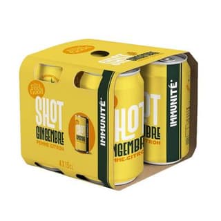 Dr Feel Good Shot immunité gingembre pomme citron, 4x15cl
