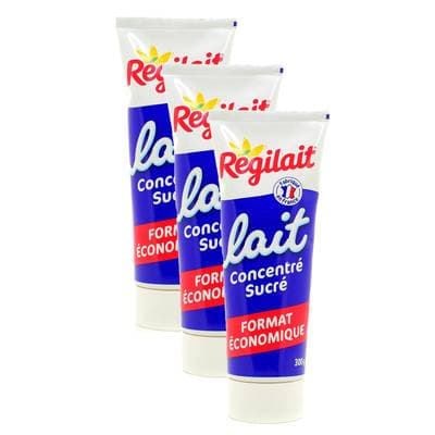 Régilait Lait concentré en tube, Lot de 3x300g