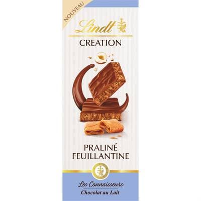 Lindt Chocolat Praliné Feuillantine, 110g