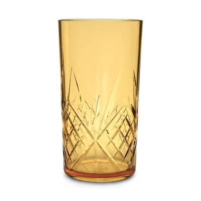 Collection Costa Verre 65cl acrylique amber Costa, 4 verres