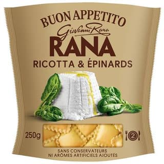 Giovanni Rana Ravioli Ricotta & Epinards, 250g