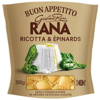 Giovanni Rana Ravioli Ricotta & Epinards, 250g