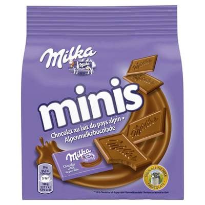 Milka Minis Bouchée Chocolat au Lait, 20x10g