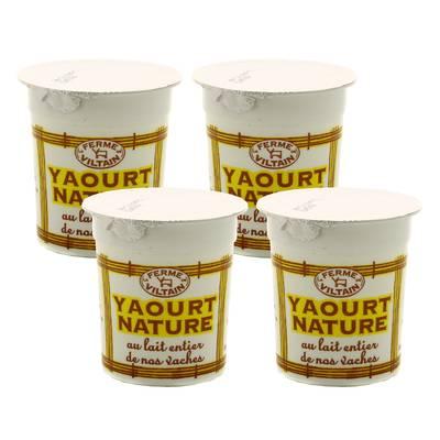 Ferme de Viltain - Yaourt Nature au Lait Entier