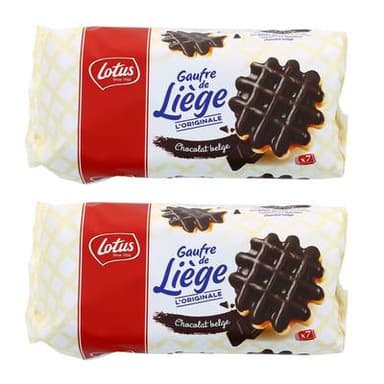 Lotus Gaufres de Liège au chocolat, Lot de 2x363g