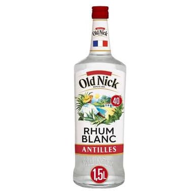Old Nick Rhum blanc 40°, 1,5L