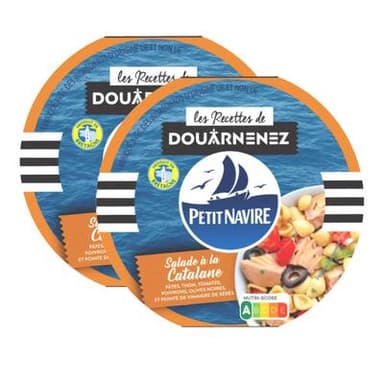 Petit Navire Salade au coeur de la Région Catalane, Lot de 2x220g