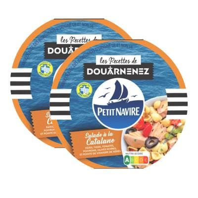Petit Navire Salade au coeur de la Région Catalane, Lot de 2x220g