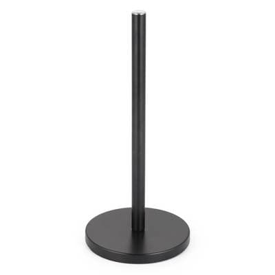 Arvix Porte rouleau essuie-tout métal noir, H 33 cm