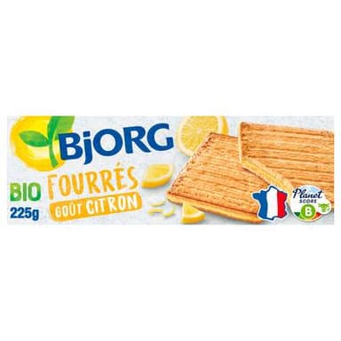 Bjorg Fourrés Citron Bio, 225g