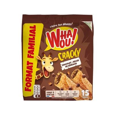 Whaou Crêpes cracky chocolat et céréales x15, 480g