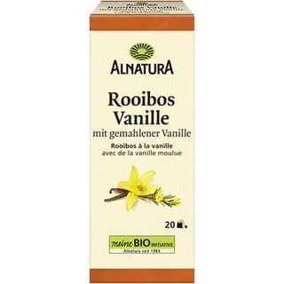 Alnatura Infusion de Rooibos avec de la Vraie Vanille Bio - 20 Sachets, 20 sachets