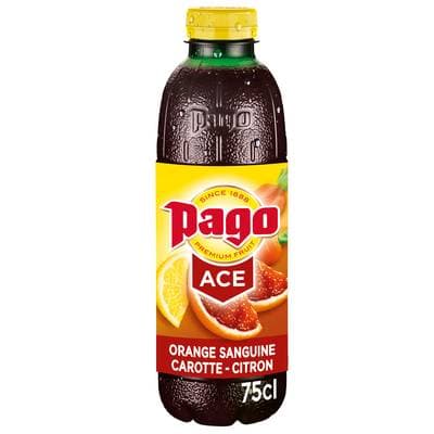 Pago Boisson ACE orange sanguine carotte citron, 75cl