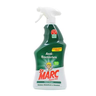 St-Marc Nettoyant Ménager Anti-Bactérien Multi-Usages Sans Javel, 750ml