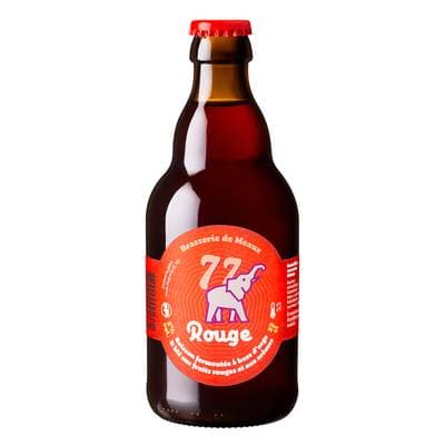 Brasserie de Meaux Bière aromatisée aux fruits rouges 5°, 33cl