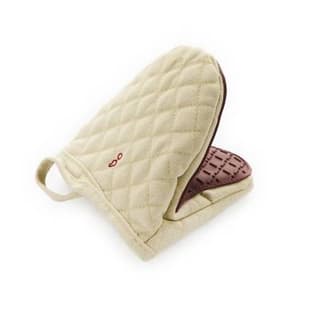 Point virgule Manique en silicone platine Vintage Maroon/Warm Beige, 1 pièce