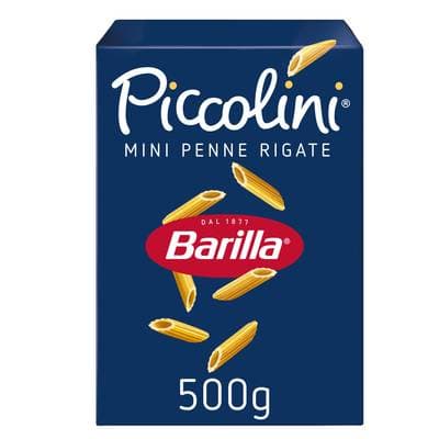 Barilla Piccolini Pâtes Mini Penne Rigate, 500g
