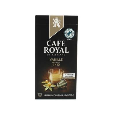 Café Royal - Café Capsules Nespresso Saveur Vanille intensité 4